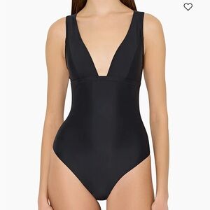 Milly Plunging V-neck One-Piece Swimsuit